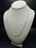 22" 10k Yellow Gold Rope 2.5mm 7.5g