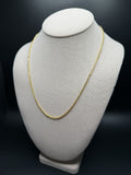 20" 14k Yellow Gold Wheat 2mm 4.2g