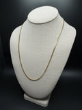 22" 3mm solid 14K yellow gold Cuban link chain, 14.72g – Ott Family Jewelry (3)