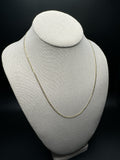 20" 14k Yellow Gold Curb 2mm 4.0g (#1)