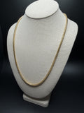 24" 14k Yellow Gold Franco 3.5mm 48.0g