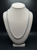 24" 8mm silver moissanite Cuban chain, 15ctw D VVS1, 69g – Ott Family Jewelry (3)