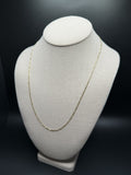 21" 14K Yellow Gold Figaro 2mm 3.92g
