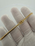 8" 14K Yellow Gold Cuban 3mm 7.34g