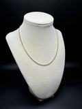 16" 14k Yellow Gold Cuban 2mm 4.6g