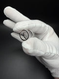 15mm Silver .25ctw VS/VVS Lab Diamond Huggies 1.8g