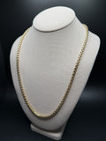 24" 14K Yellow Gold Rounded Box 5mm 31.0g