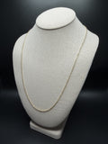24 inch 2.5mm heavy fancy anchor chain in 14K yellow gold, 5.9g, view 3 - Ott Family Jewelry