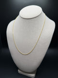 20" 14K Yellow Gold Franco 1.5mm 4.36g