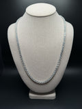 24" 5mm silver moissanite tennis chain, 51ctw D VVS1, 41.3g – Ott Family Jewelry (3)