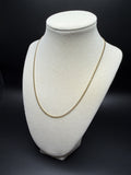 18" 14k Yellow Gold Cuban 2mm 5.3g