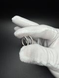 15mm Silver .5ctw VS/VVS Lab Diamond Huggies 1.8g