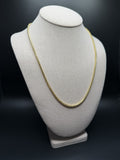 22" 14K Yellow Gold Franco 3mm 29.15g