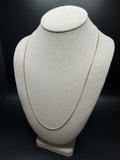24" 14k Yellow Gold Cuban 1.75mm 6.31g