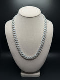 22" 12mm silver moissanite Cuban chain, 28.83ctw D VVS1, 118.7g – Ott Family Jewelry (3)