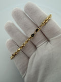 8" 4.5mm 14K yellow gold rope bracelet, 14.22g – Ott Family Jewelry (3)