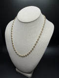 20" 14k Yellow Gold Puffed Mariner Link 5mm 12.2g