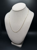 20" 2.5mm 14K yellow gold paperclip chain, 2.6g – Ott Family Jewelry (3)