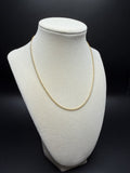 16" 14K Yellow Gold Franco 1.5mm 4.25g