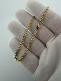 8" 3mm 14K yellow gold rope bracelet, 6.3g – Ott Family Jewelry (4)