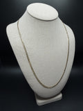24 inch 3.5mm curb chain in 14K yellow gold, 8.4g, view 4 - Ott Family Jewelry