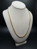 24" 14k Yellow Gold Franco 3.5mm 48.0g