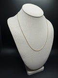 20" 14k Yellow Gold Franco 1mm 3.6g