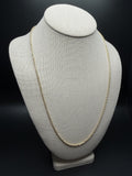 24" 14K Yellow Gold Rope Chain 2.5mm 11.4g