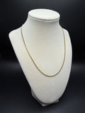 18" 14k Yellow Gold Cuban 2mm 5.3g