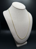 24" 10k Yellow Gold Cuban 2.5mm 10.0g