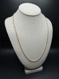 24" 14k Yellow Gold Rope 2.5mm 4.2g