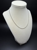 16" 14K White Gold Herme$ Chain 2mm 4.84g