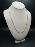 22" 3mm solid 14K yellow gold Cuban link chain, 15.0g – Ott Family Jewelry (4)