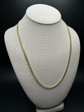 22" 14k Yellow Gold Cuban 4mm 27.0g