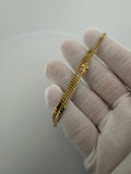 10" 3mm solid 10K yellow gold Cuban link anklet, 6.8g – Ott Family Jewelry (4)