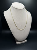 20" 2.5mm solid 10K yellow gold Cuban link chain, 8.3g – Ott Family Jewelry (4)