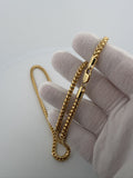 22" 14K Yellow Gold Franco 4mm 52.6g