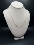 20" 2.5mm 14K yellow gold paperclip chain, 2.6g – Ott Family Jewelry (4)