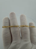 8" 14k Yellow Gold Figaro 3.5mm 3.5g