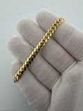 7.5" 14k Yellow Gold Cuban 6mm 20.1g