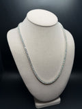 22" Silver 34ctw VS/VVS Lab Diamond Tennis Chain 4.5mm 43.0g