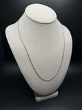 22" 14k Yellow Gold Curb 2.5mm 6.0g