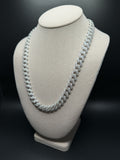 22" 12mm silver moissanite Cuban chain, 28.83ctw D VVS1, 118.7g – Ott Family Jewelry (4)