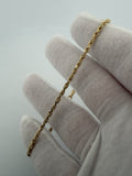 8" 14K Yellow Gold Rope 2.5mm 4.4g