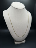 24" 14K Yellow Gold Curb 2mm 5.0g