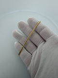 8" 14K Yellow Gold Franco 3mm 10.3g