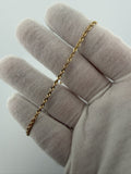 8" 14k Yellow Gold Rope 2.2mm 1.32g