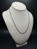 20" 14K White Gold Cuban 4mm 25.0g