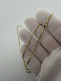 24" 14k Yellow Gold Rounded Box 1.5mm 3.6g