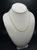 18" 14K Yellow Gold Cable 2.5mm 7.5g